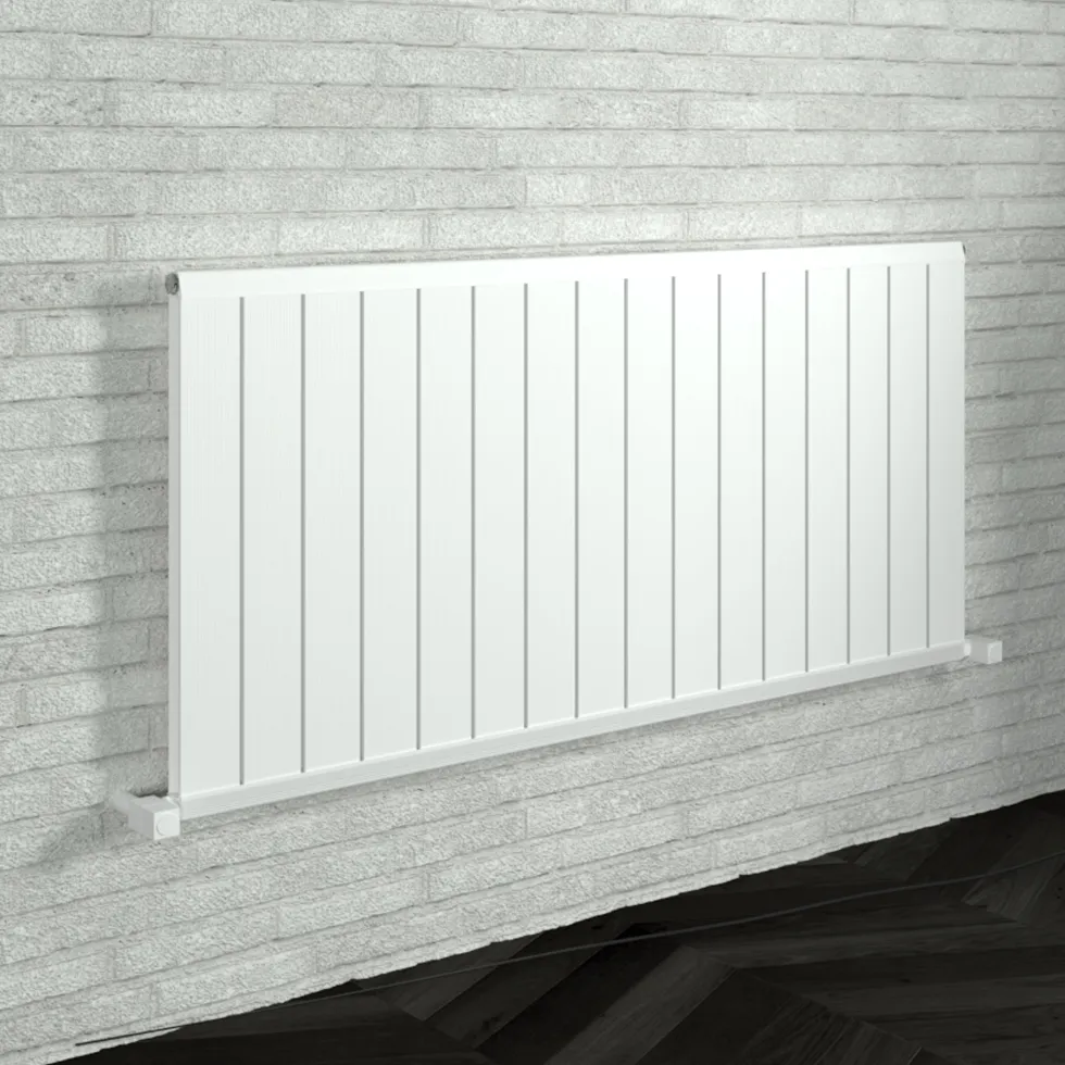 Carisa Elite Flat Panel Textured Horizontal Aluminium Radiator