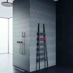 Carisa Jacobs Floor Mounted Ladder Aluminium Heated Towel Rail - 2000 x 535mm