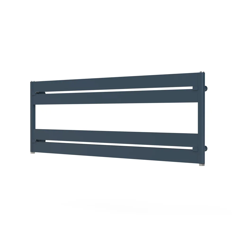 Carisa Mack Bath Horizontal Aluminium Heated Towel Rail - 505 x 1500mm