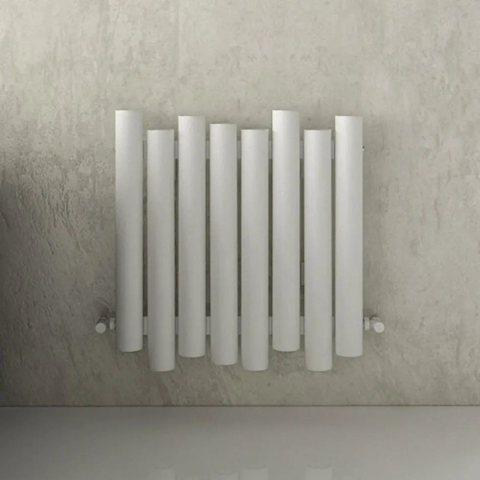 Carisa Motion Single Oval Panel Horizontal Aluminium Radiator