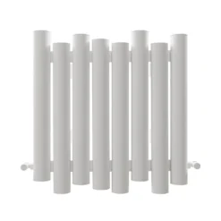 Carisa Motion Single Oval Panel Horizontal Aluminium Radiator