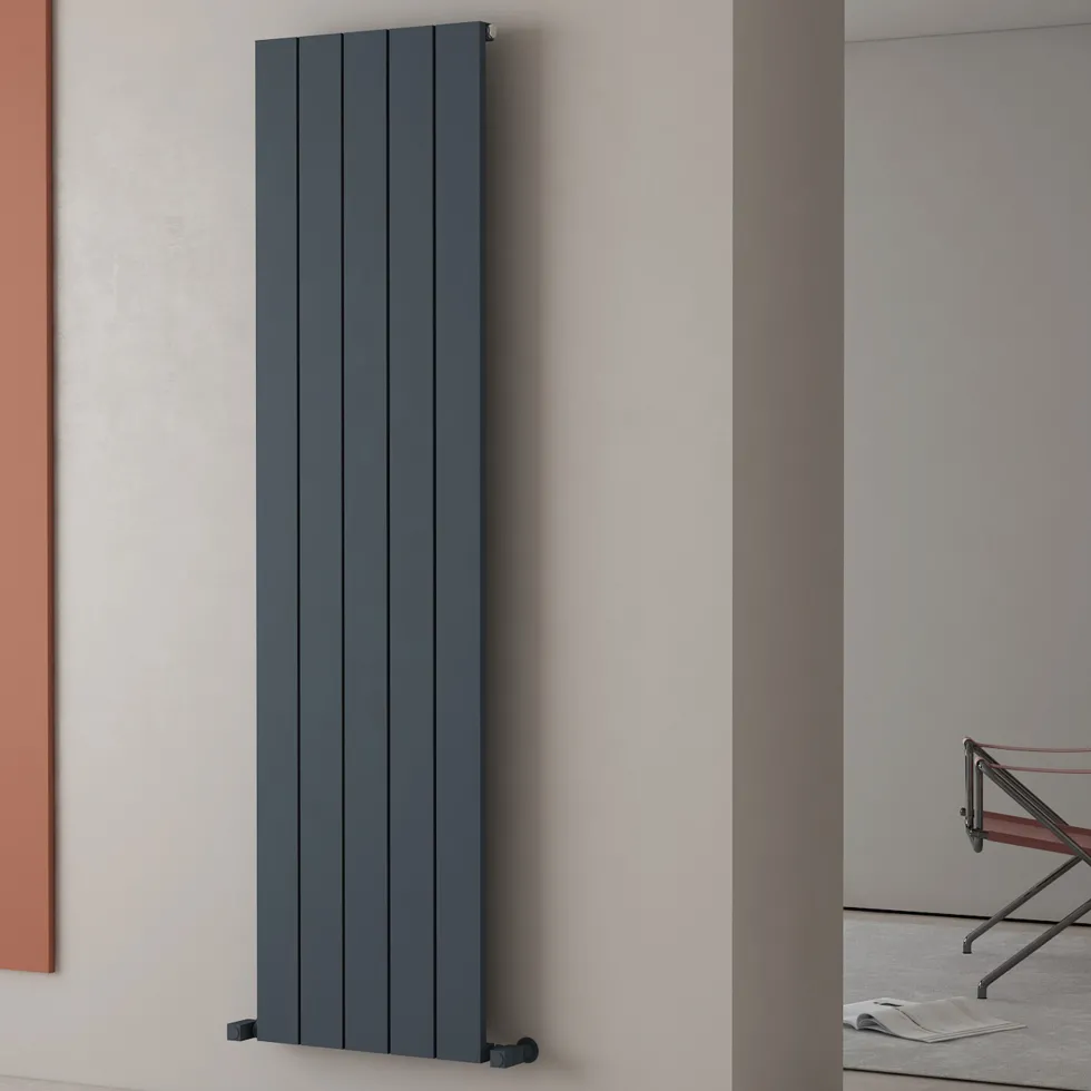 Carisa Nemo Single Panel Vertical Aluminium Radiator