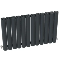 Carisa Otto Oval Single Panel Horizontal Aluminium Radiator