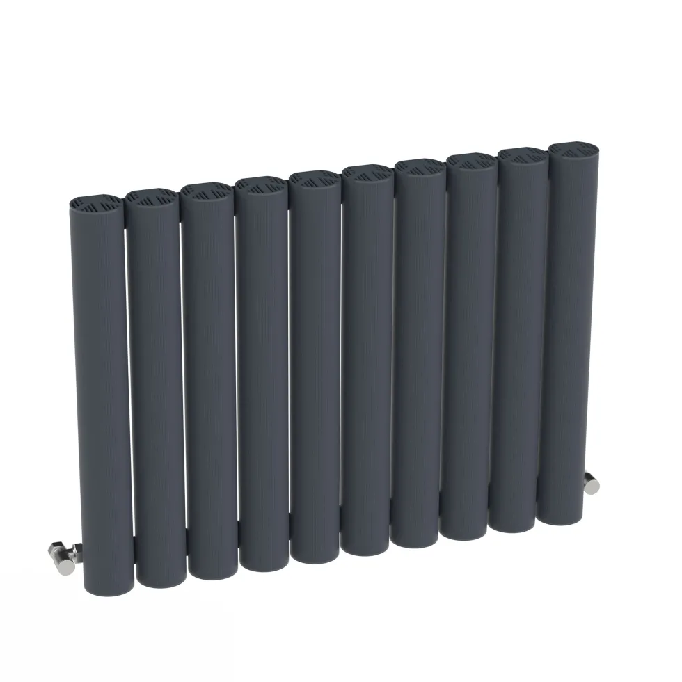 Carisa Otto Oval Single Panel Horizontal Aluminium Radiator