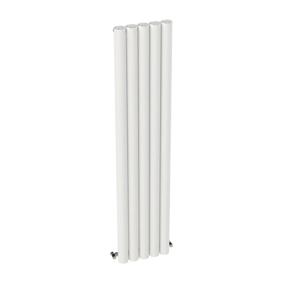 Carisa Otto Oval Single Panel Vertical Aluminium Radiator