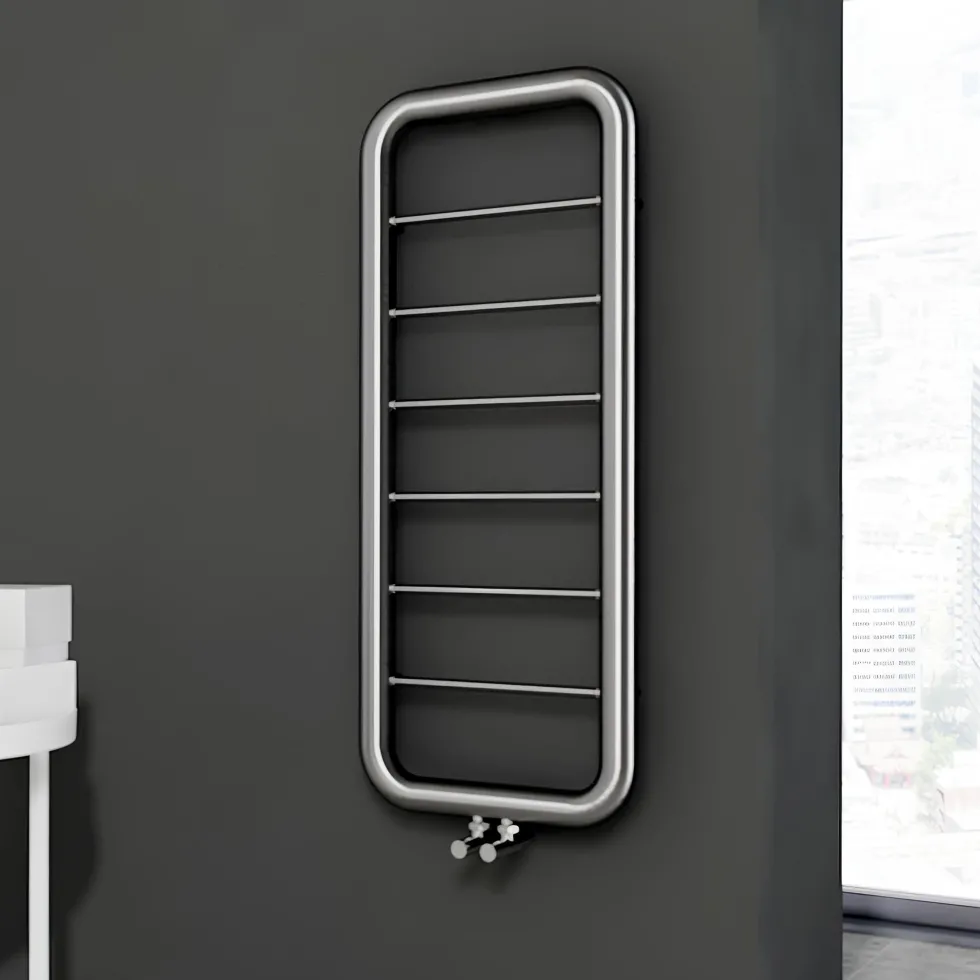 Carisa Paros Stainless Steel Designer Ladder Heated Towel Rail