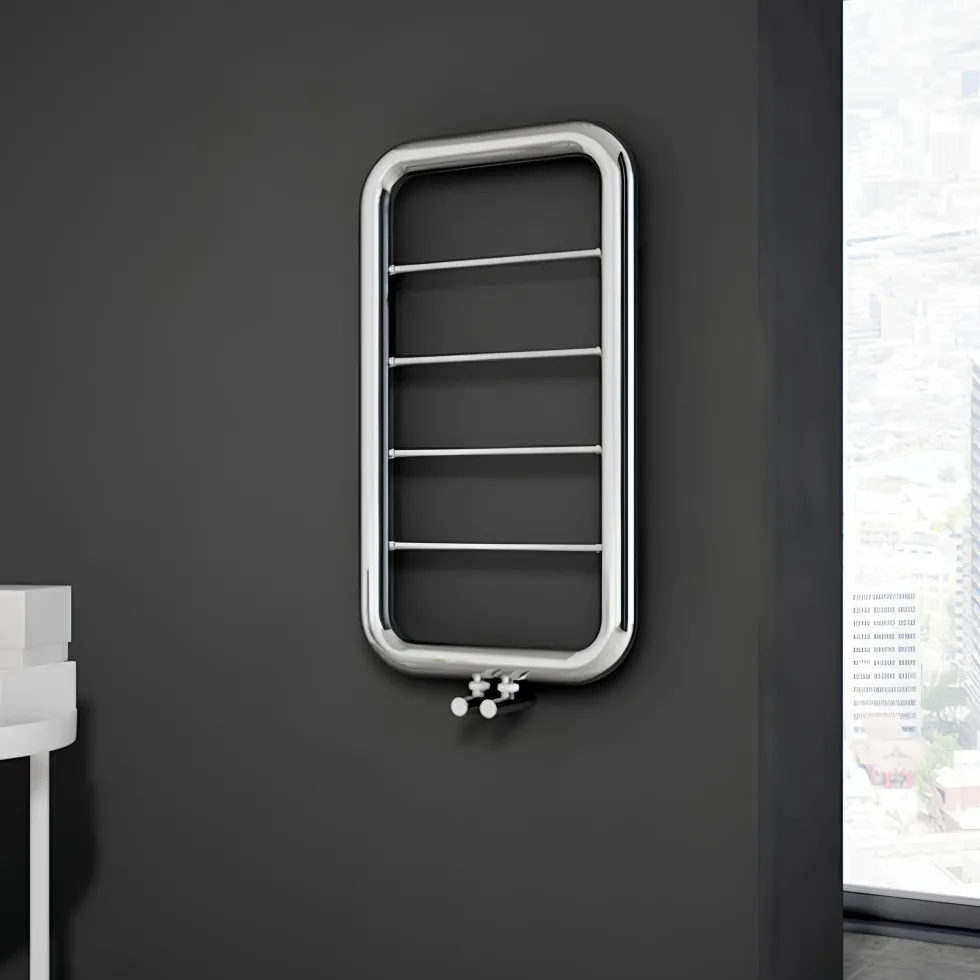 Carisa Paros Stainless Steel Designer Ladder Heated Towel Rail