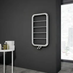 Carisa Paros Stainless Steel Designer Ladder Heated Towel Rail