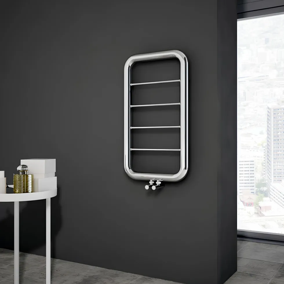 Carisa Paros Stainless Steel Designer Ladder Heated Towel Rail