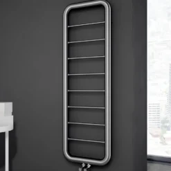 Carisa Paros Stainless Steel Designer Ladder Heated Towel Rail