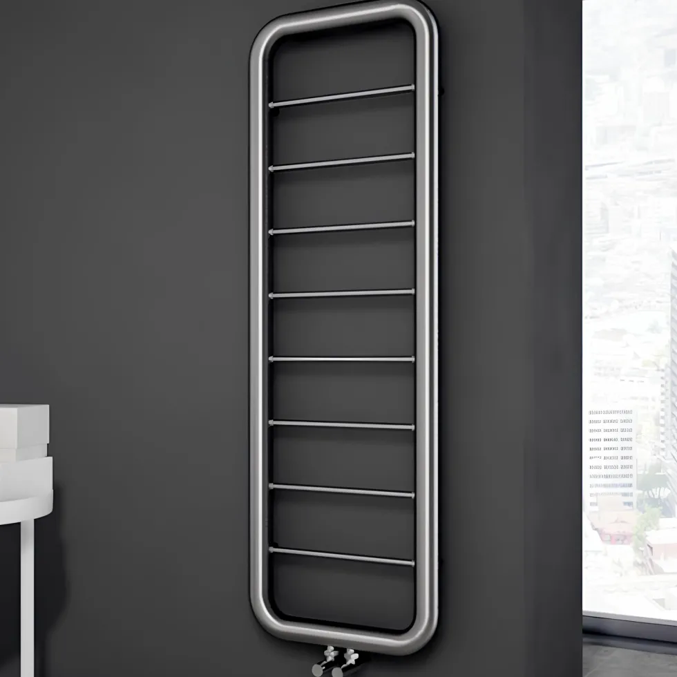 Carisa Paros Stainless Steel Designer Ladder Heated Towel Rail