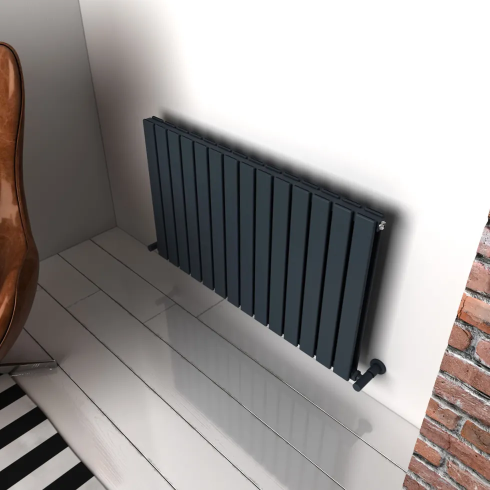 Carisa Plata Double Panel Horizontal Aluminium Radiator