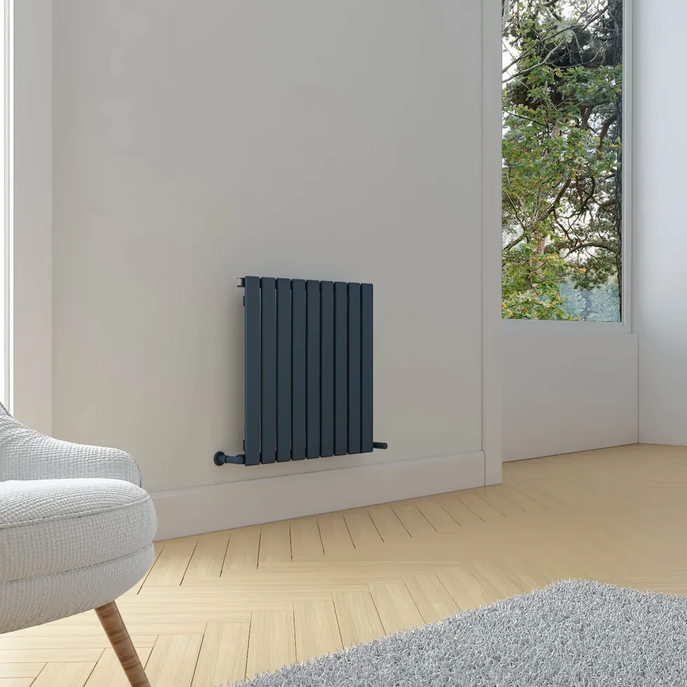 Carisa Plata Single Panel Horizontal Aluminium Radiator