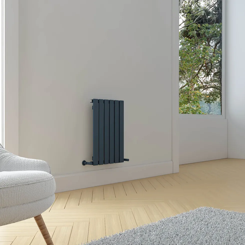Carisa Plata Single Panel Horizontal Aluminium Radiator