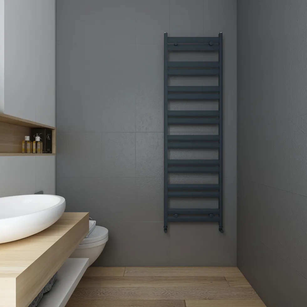 Carisa Soleil Aluminium Heated Towel Rail