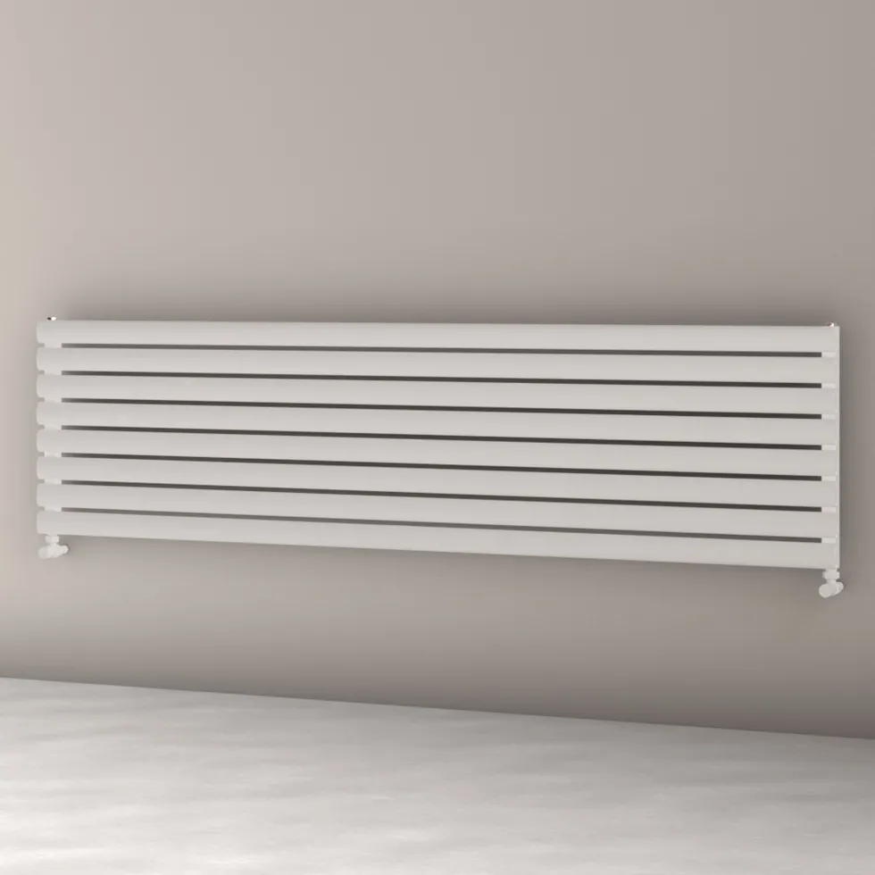 Carisa Tallis XL Oval Single Panel Horizontal Aluminium Radiator