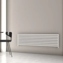 Carisa Tallis XL Oval Single Panel Horizontal Aluminium Radiator