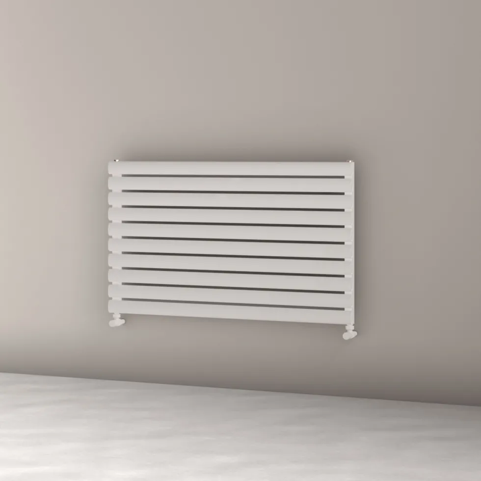 Carisa Tallis XL Oval Single Panel Horizontal Aluminium Radiator