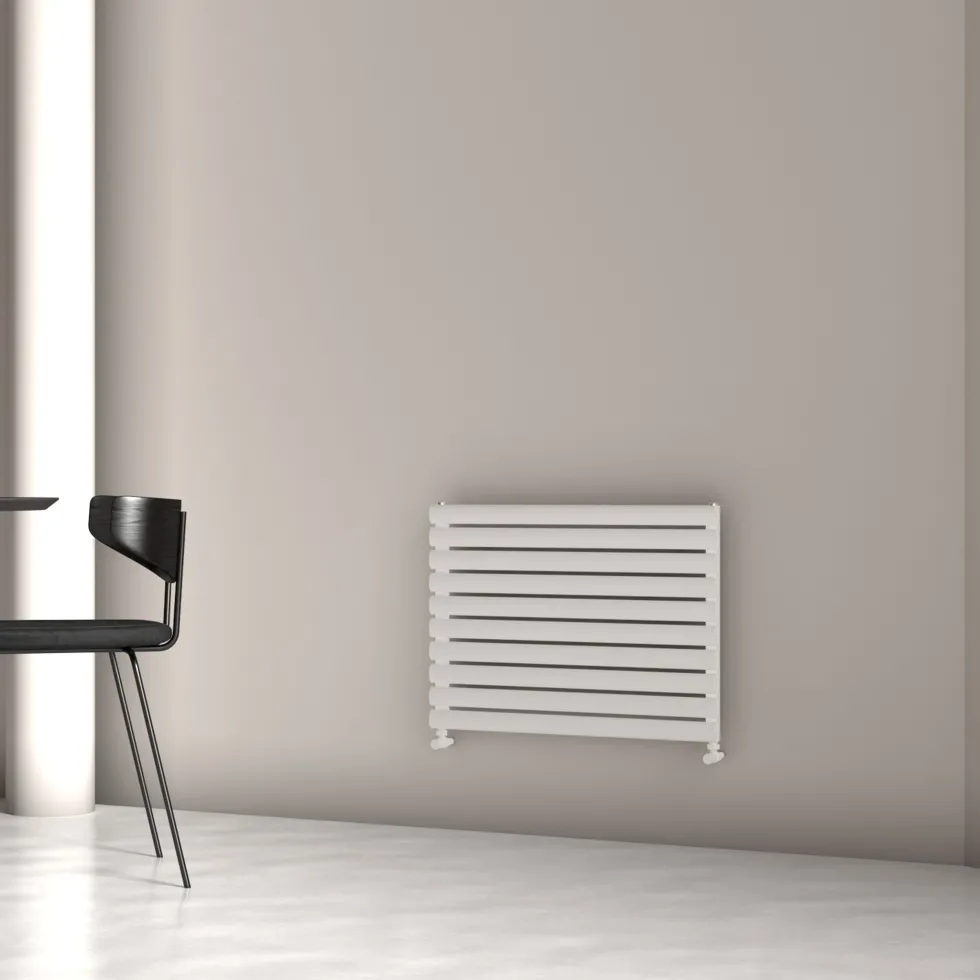 Carisa Tallis XL Oval Single Panel Horizontal Aluminium Radiator