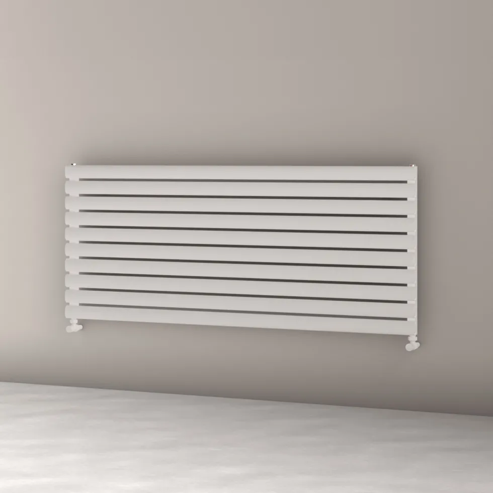 Carisa Tallis XL Oval Single Panel Horizontal Aluminium Radiator