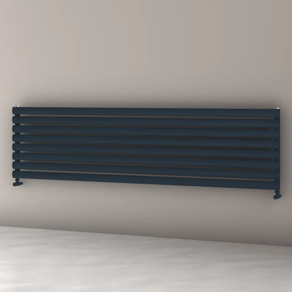 Carisa Tallis XL Oval Single Panel Horizontal Aluminium Radiator
