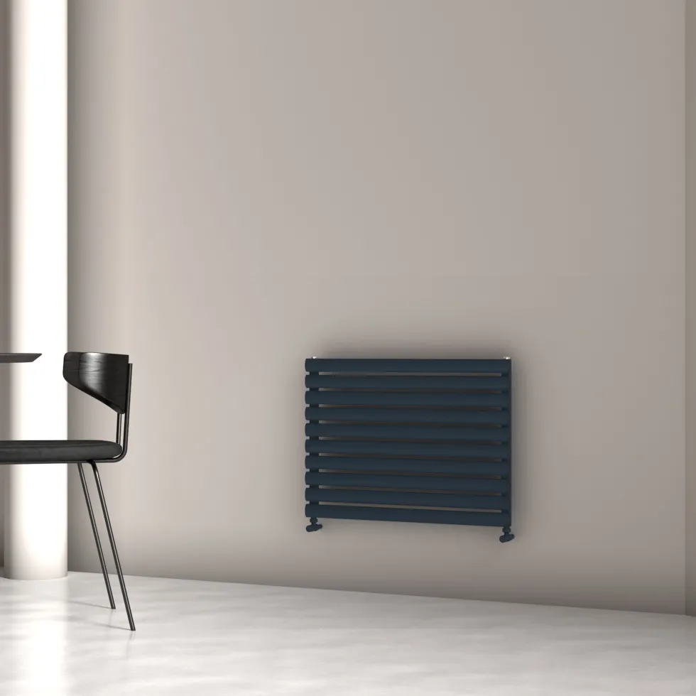 Carisa Tallis XL Oval Single Panel Horizontal Aluminium Radiator