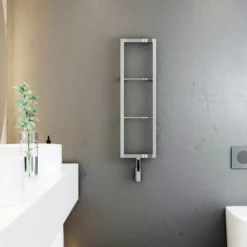Carisa Vero Stainless Steel Designer Electric Heated Towel Rail