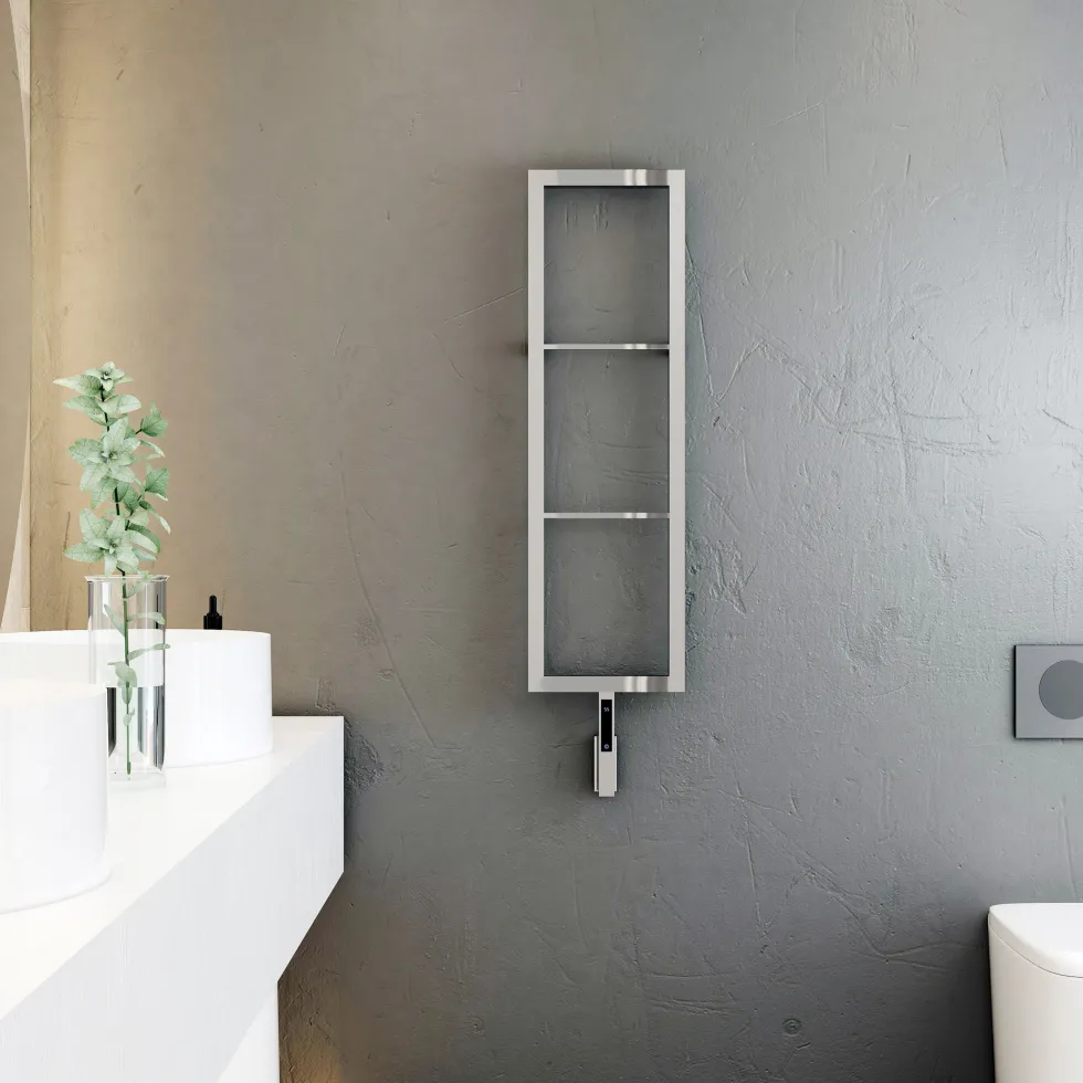 Carisa Vero Stainless Steel Designer Electric Heated Towel Rail