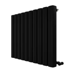Carisa Vesta Oval Single Panel Horizontal Aluminium Radiator