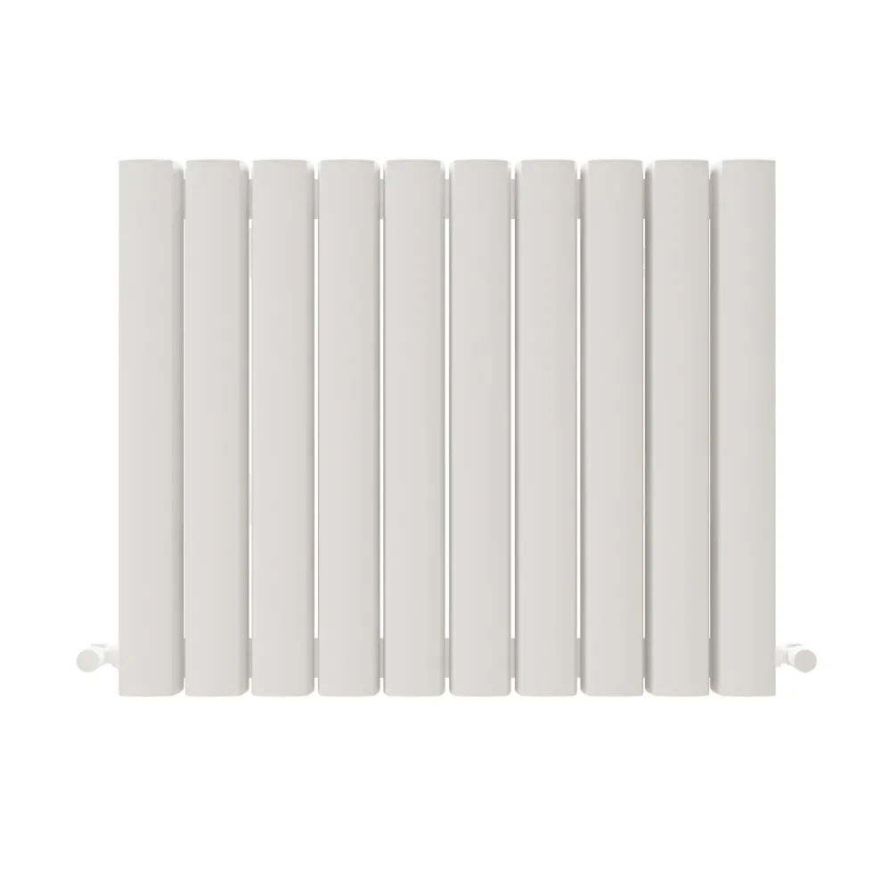 Carisa Vesta Oval Single Panel Horizontal Aluminium Radiator