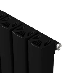 Carisa Vesta Oval Single Panel Vertical Aluminium Radiator
