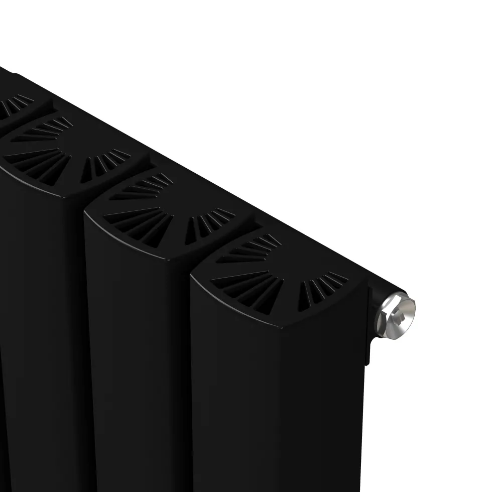 Carisa Vesta Oval Single Panel Vertical Aluminium Radiator