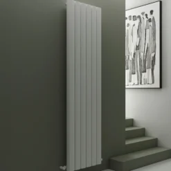 Carisa Vesta Oval Single Panel Vertical Aluminium Radiator