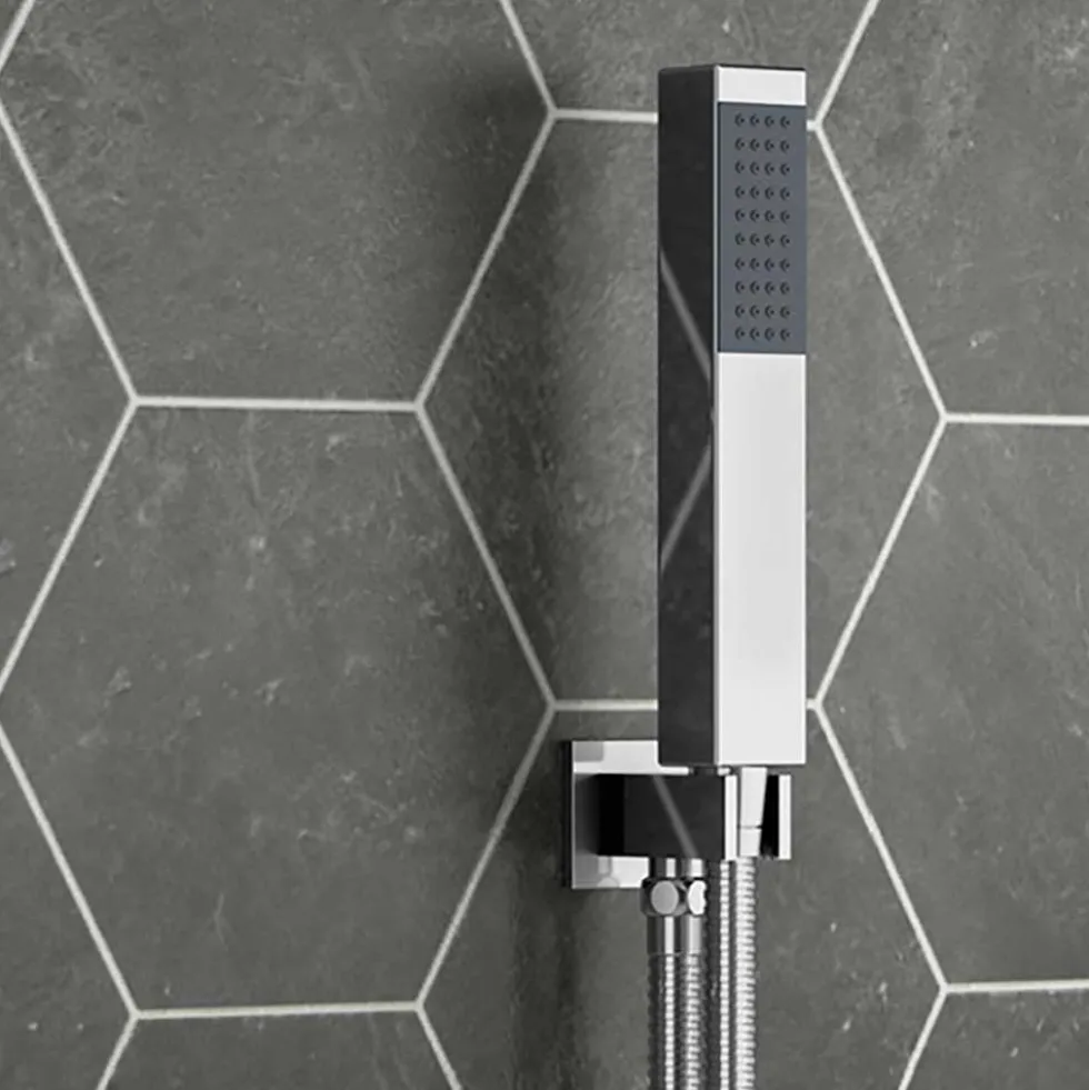 Carter Concealed Shower Valve, Fixed Shower Head, Handset & Overflow Bath Filler