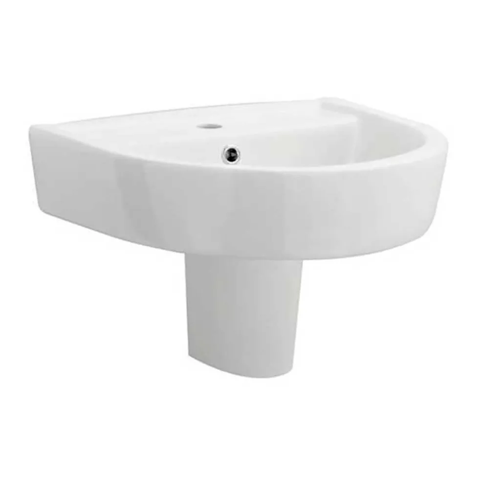 Christine 520mm Semi Pedestal & Basin