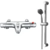 Clara Thermostatic Bath Shower Mixer & Slide Rail Kit