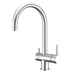 Clearwater Aquarius Filtered Mono Kitchen Mixer with Swivel Spout & Ultrapure Cartridge – Stainless Steel