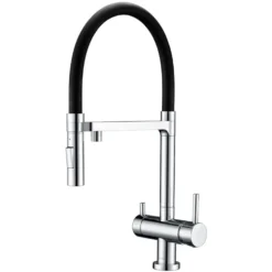 Clearwater Bellatrix Filtered Professional Mono Kitchen Mixer with Detachable Spray & UltraPure Cartridge