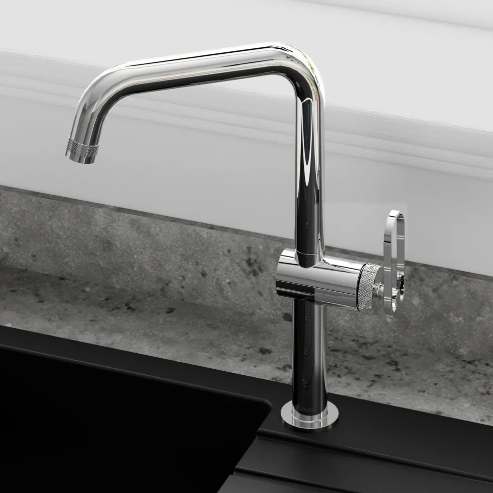 Clearwater Juno WRAS Approved Single Lever Industrial-Style Mono Kitchen Mixer Tap