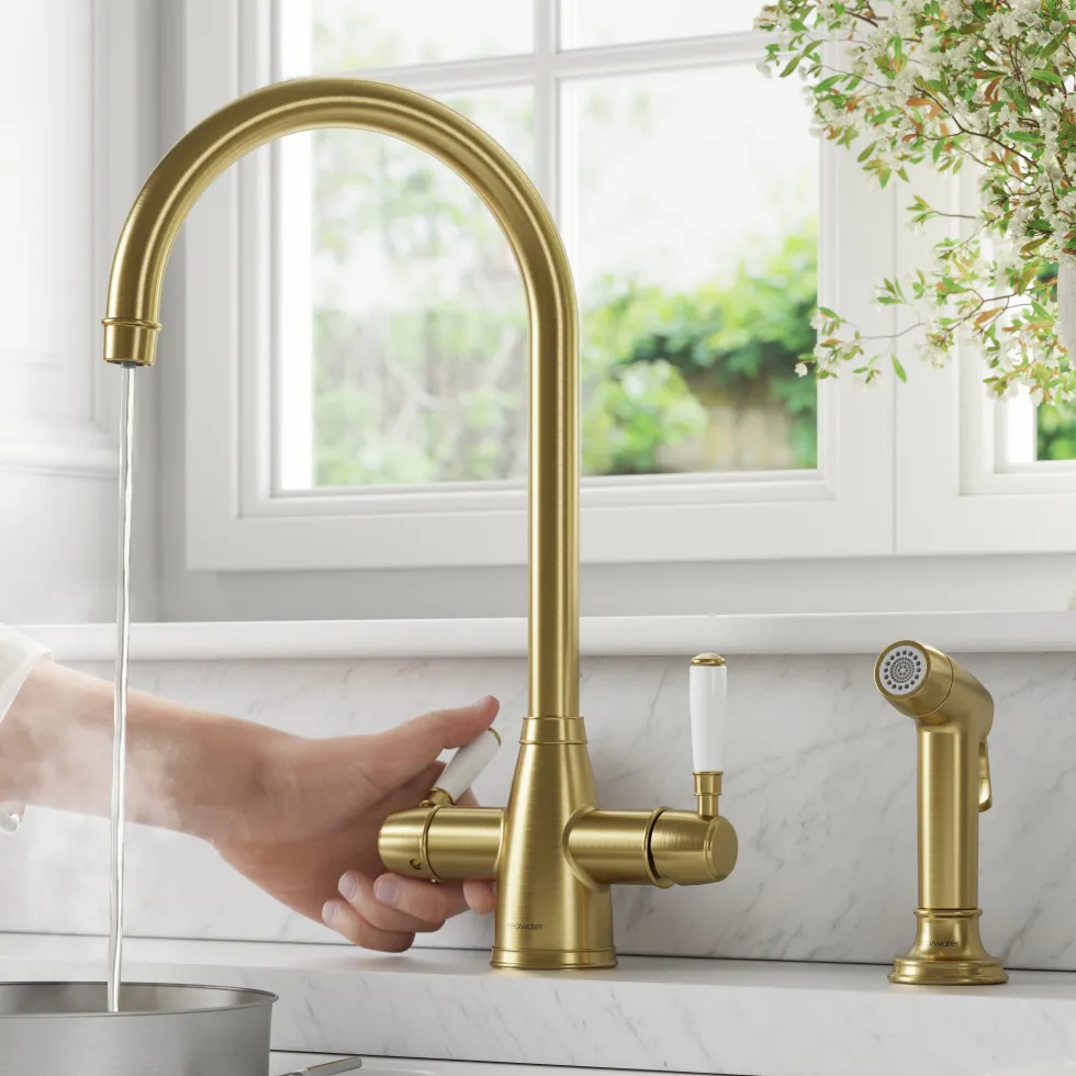Clearwater Longdon 4-in-1 Instant Boiling Water Tap with Rinse