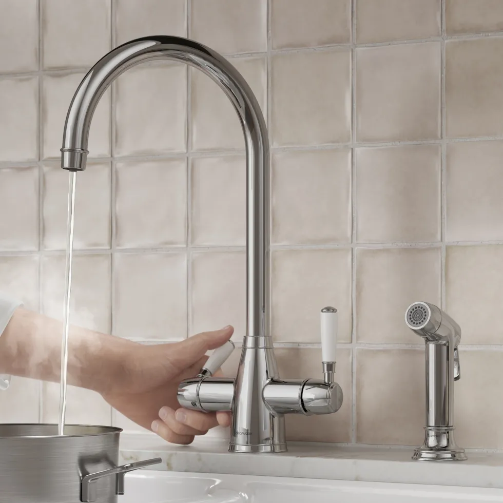 Clearwater Longdon 4-in-1 Instant Boiling Water Tap with Rinse