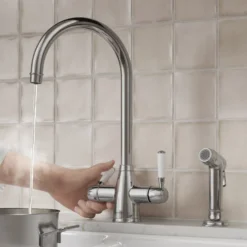 Clearwater Longdon 4-in-1 Instant Boiling Water Tap with Rinse