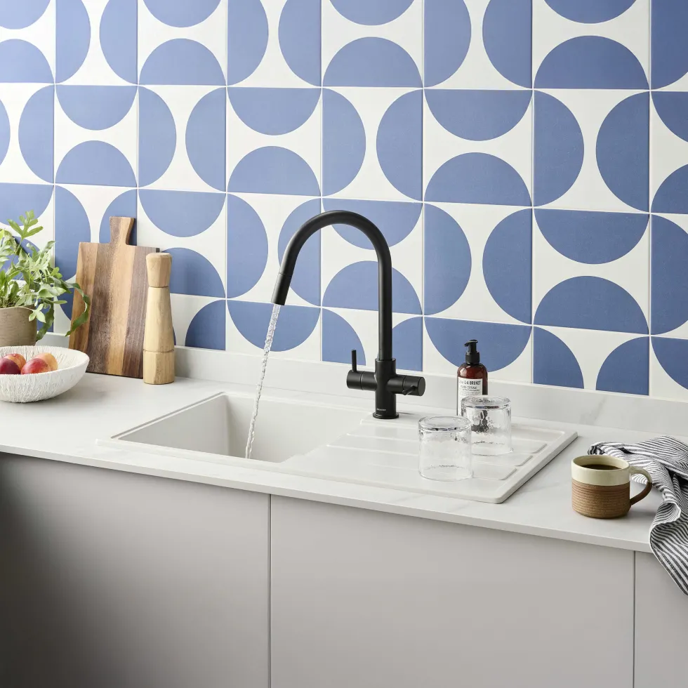 Clearwater Loreto Pull Out Kitchen Mixer Tap