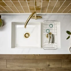 Clearwater Metro Ceramic Inset/Undermount Kitchen Sink - 796 x 462mm