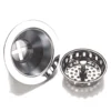Clearwater 90mm Deluxe Basket Strainer Waste - Chrome