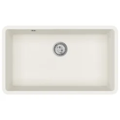 Clearwater Nova 1 Bowl Granite Composite Inset/Undermount Kitchen Sink - 810 x 480mm