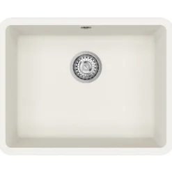 Clearwater Nova 1 Bowl Granite Composite Inset/Undermount Kitchen Sink - 585 x 460mm