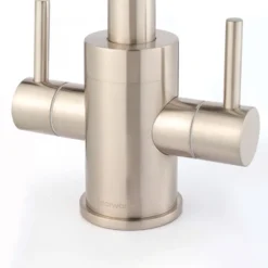 Clearwater Savita WRAS Approved Twin Lever Mono Kitchen Mixer with 'Twist & Spray' Spout