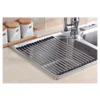Clearwater Stainless Steel Roll Mat Sink Drainer - 300 x 430mm
