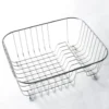 Clearwater Stainless Steel Wire Basket with Plate Rack for Ocean 3 Sink